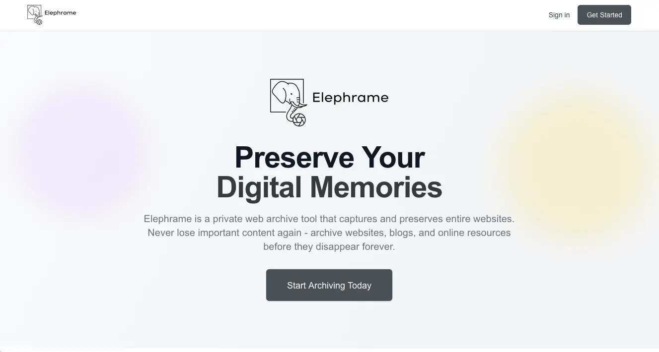 Elephrame Screenshot