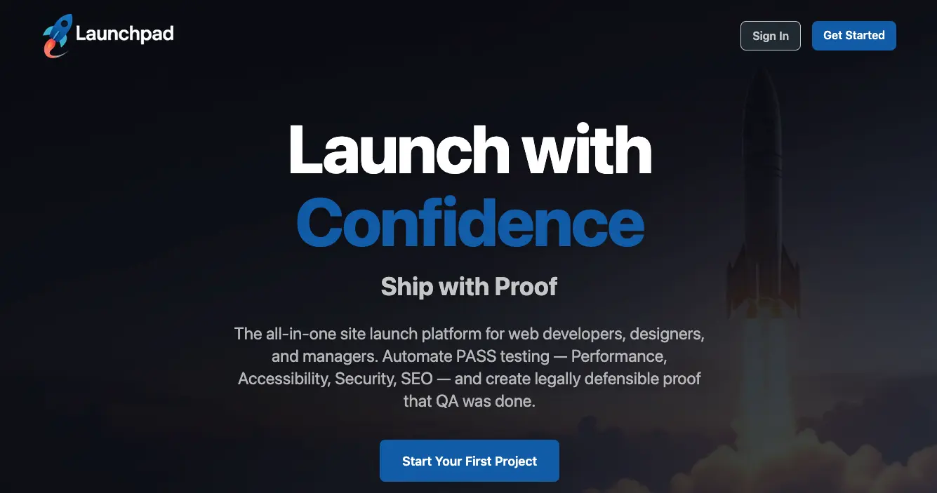 LaunchPad Screenshot