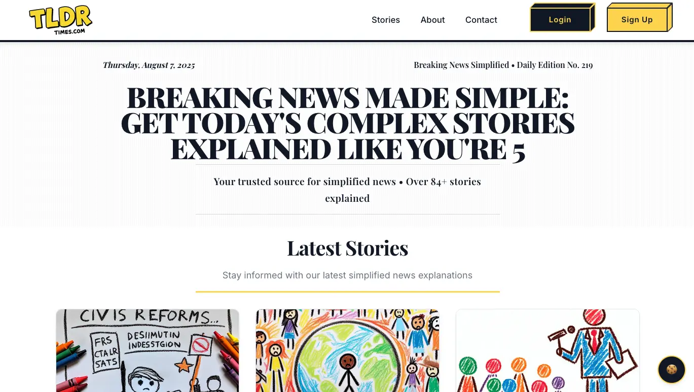 TLDR Times Screenshot